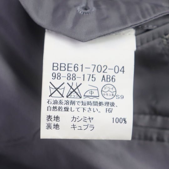 BURBERRY tailored jacket Outer: 100% cashmere, lining: cupra Light gray mens 98-88-175 AB6 Used Authentic