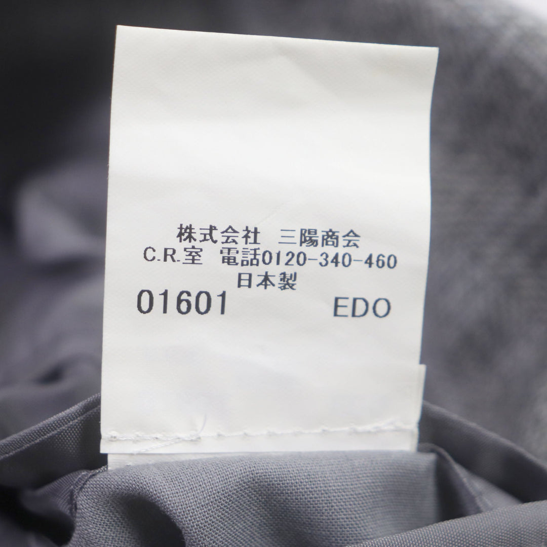BURBERRY tailored jacket Outer: 100% cashmere, lining: cupra Light gray mens 98-88-175 AB6 Used Authentic