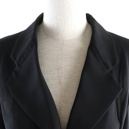 COMME des GARCONS coat Main: 100% polyester Black beige Women S Used Authentic