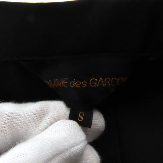 COMME des GARCONS coat Main: 100% polyester Black beige Women S Used Authentic