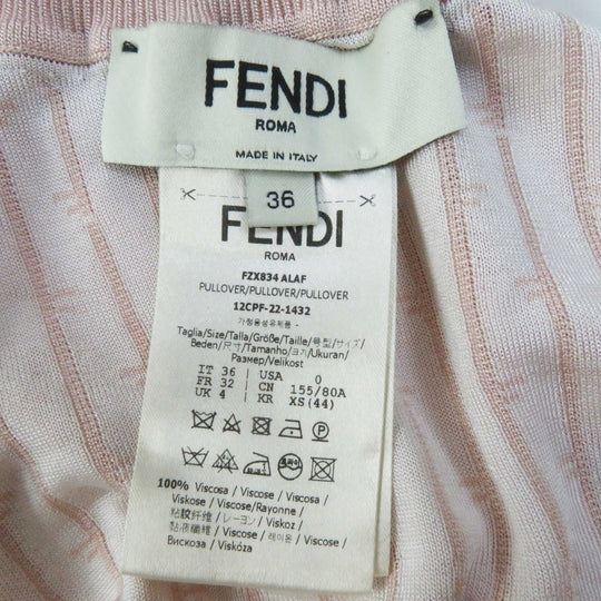 FENDI setup FZX834/FZQ689 Rayon Light pink 36