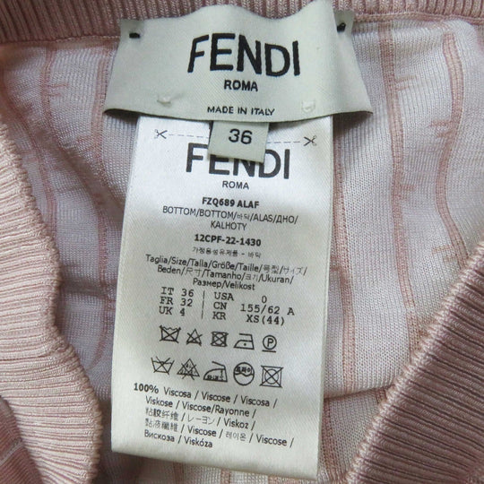 FENDI setup FZX834/FZQ689 Rayon Light pink 36