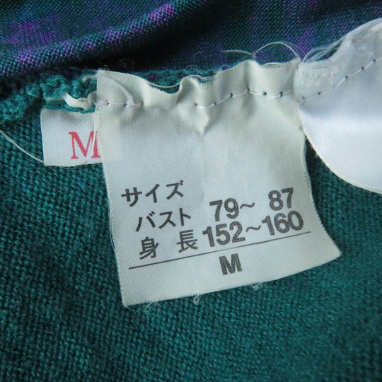 LEONARD FASHION knit Main: 60% wool, Main: 40% silk, Part: 100% wool green Women M Used Authentic