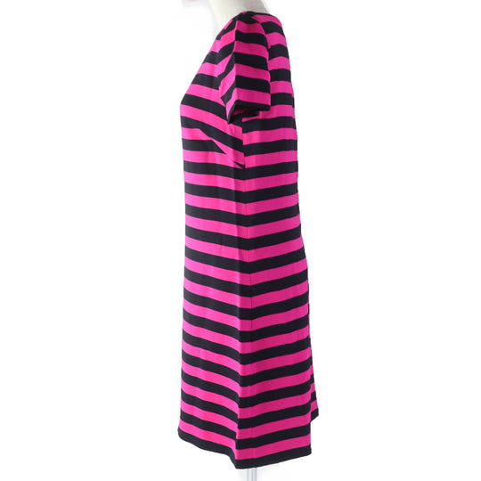 PRADA one piece Main: 100% rayon, Lining: 60% cupra, Lining: 40% silk Pink black Women 38 Used Authentic