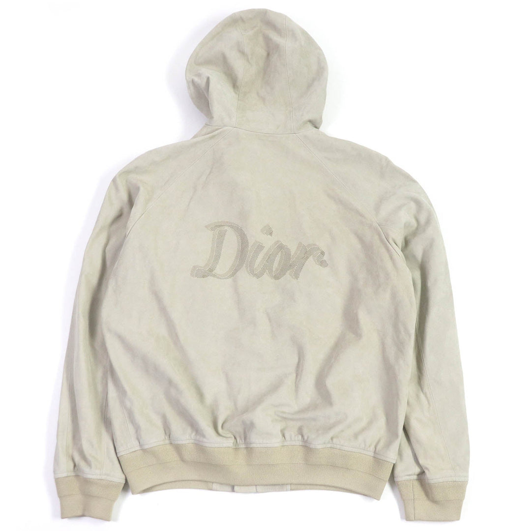 Dior HOMME leather jacket 293L439A0471 Outer: 100% leather, Lining: 100% cupra light beige mens 48 Used Authentic