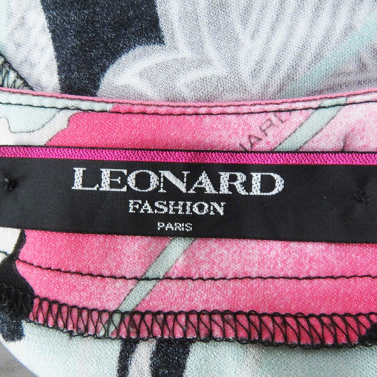 LEONARD FASHION one piece 0150506 Outer material: 65% acetate, Outer material: 35% polyester Multi Women XL Used Authentic