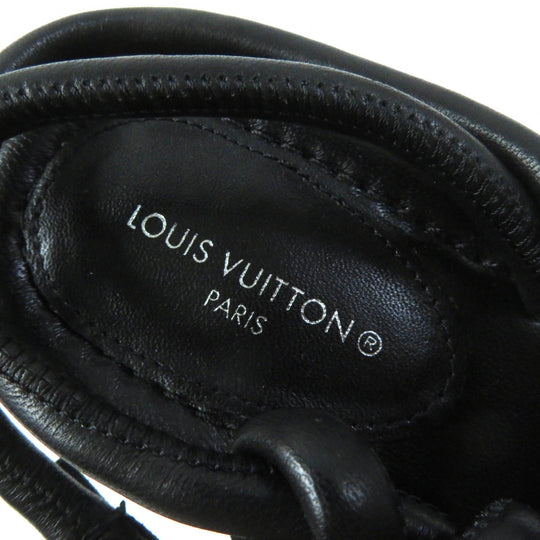 LOUIS VUITTON Sandals Main: Leather black Women 35 Used Authentic