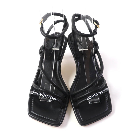 LOUIS VUITTON Sandals Main: Leather black Women 35 Used Authentic