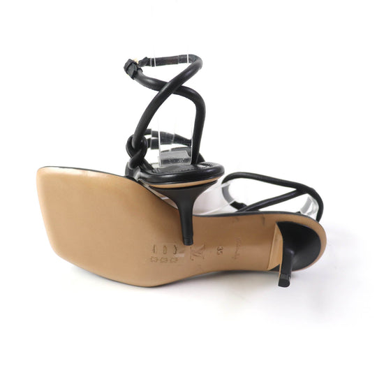 LOUIS VUITTON Sandals Main: Leather black Women 35 Used Authentic