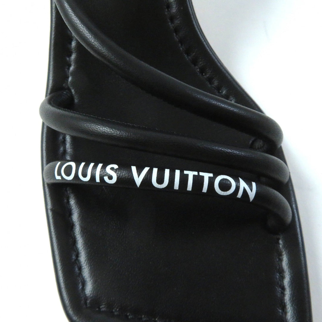 LOUIS VUITTON Sandals Main: Leather black Women 35 Used Authentic