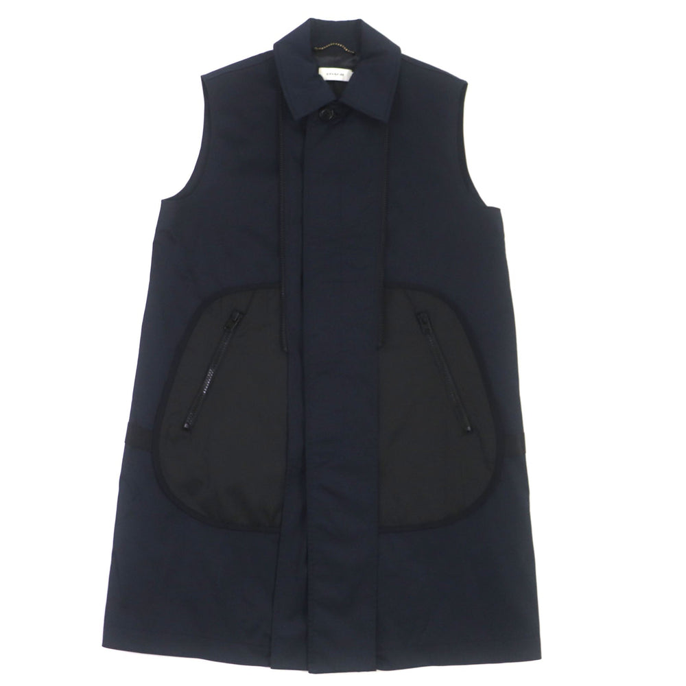 COACH coat 97835 Main: 62% polyester, Main: 35% cotton, Main: 3% polyurethane, Part: 100% polyester, Lining: 65% polyester Navy black mens 46 Used Authentic