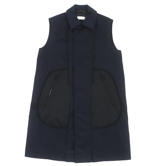 COACH coat 97835 Main: 62% polyester, Main: 35% cotton, Main: 3% polyurethane, Part: 100% polyester, Lining: 65% polyester Navy black mens 46 Used Authentic