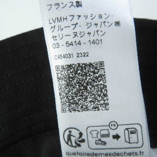 CELINE hat Main: 100% cotton, Lining: 100% cotton black Women S Used Authentic
