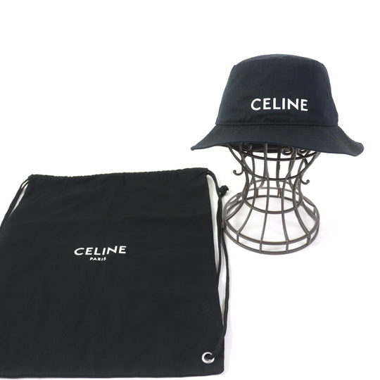 CELINE hat Main: 100% cotton, Lining: 100% cotton black Women S Used Authentic