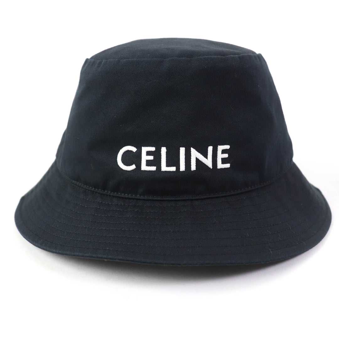 CELINE hat Main: 100% cotton, Lining: 100% cotton black Women S Used Authentic