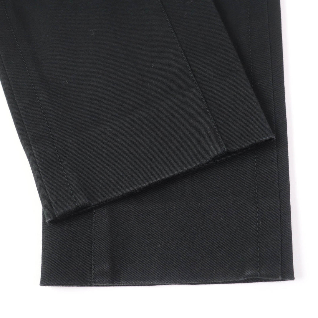HERMES skinny pants Main: 98% cotton, Main: 2% polyurethane, Part: leather black Women 34 Used Authentic