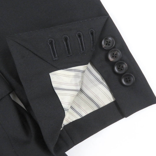 Dunhill suit Outer: 100% wool, Lining: 50% rayon, Lining: 50% silk black BELGRAVIA mens 44 Used Authentic