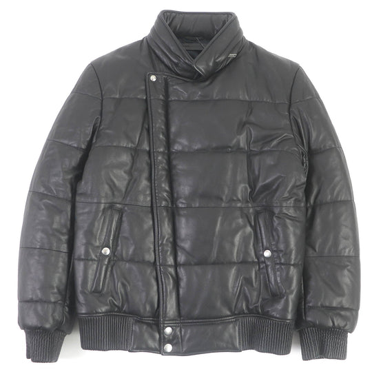 Alexander McQueen leather jacket 329298 Lamb leather black mens 50 Used Authentic