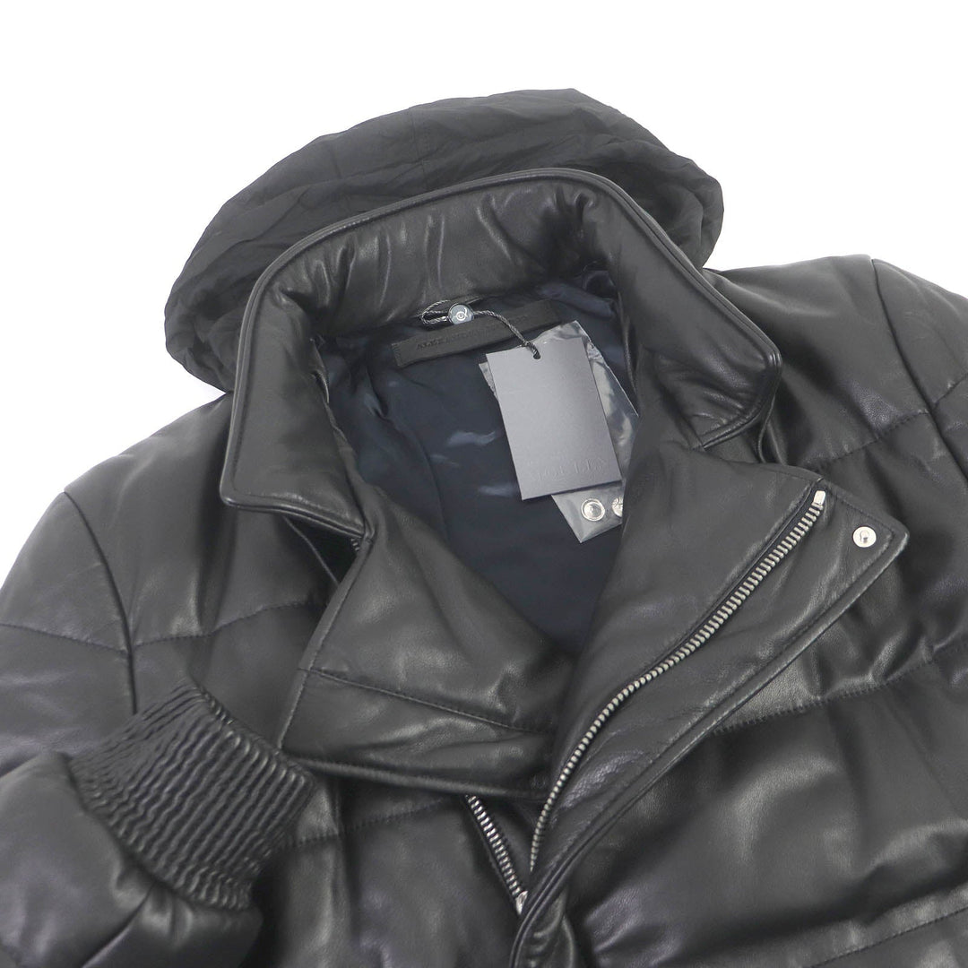 Alexander McQueen leather jacket 329298 Lamb leather black mens 50 Used Authentic