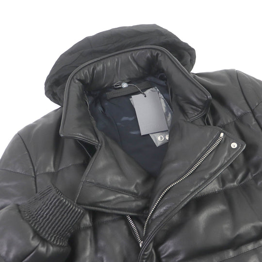 Alexander McQueen leather jacket 329298 Lamb leather black mens 50 Used Authentic
