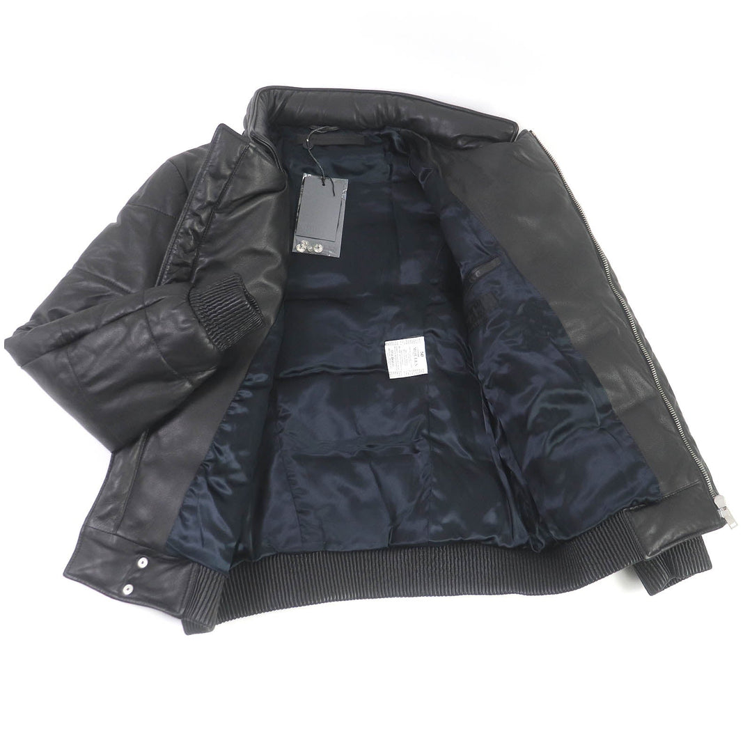 Alexander McQueen leather jacket 329298 Lamb leather black mens 50 Used Authentic