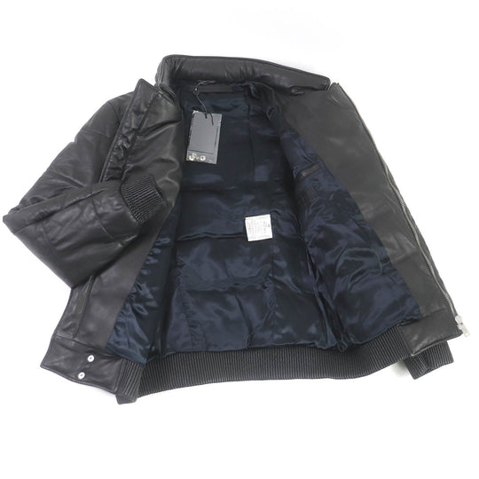 Alexander McQueen leather jacket 329298 Lamb leather black mens 50 Used Authentic