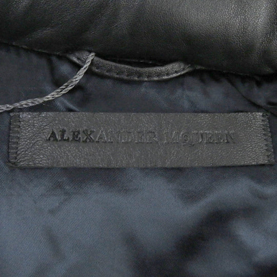 Alexander McQueen leather jacket 329298 Lamb leather black mens 50 Used Authentic