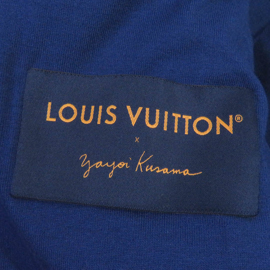 LOUIS VUITTON Blouson Outer: 53% polyester, Outer: 47% acrylic, Lining: 100% cotton, Part: 100% wool blue mens L Used Authentic