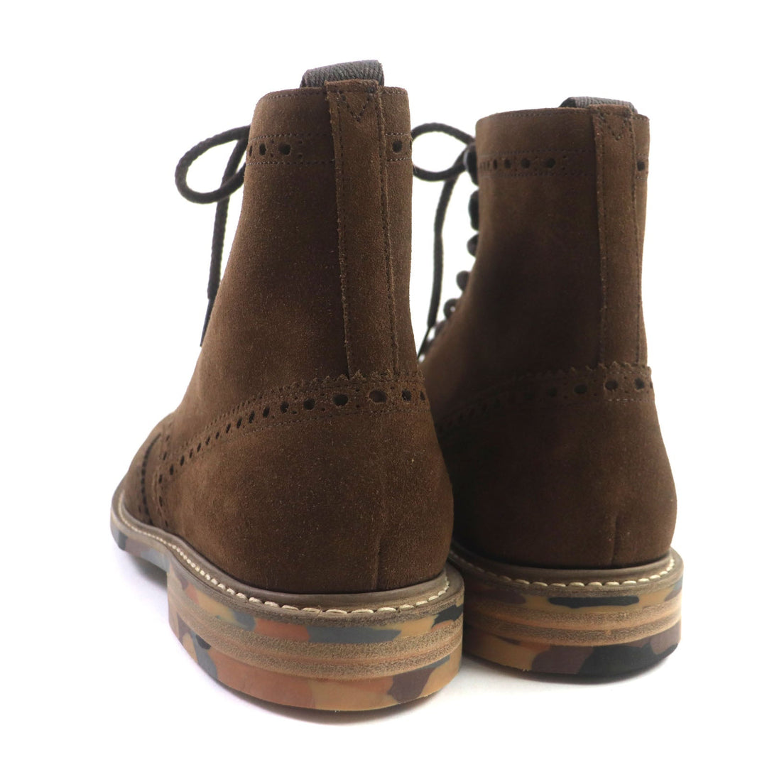 CHURCH'S boots Main: Suede Dark blanc GRINDALE mens(Unisex) 075 Used Authentic