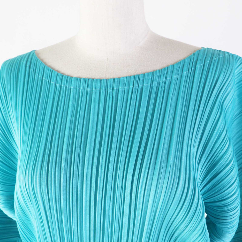ISSEY MIYAKE Cut PP51-JK164 Outer material: Polyester 100% Turquoise type Women 3 Used Authentic