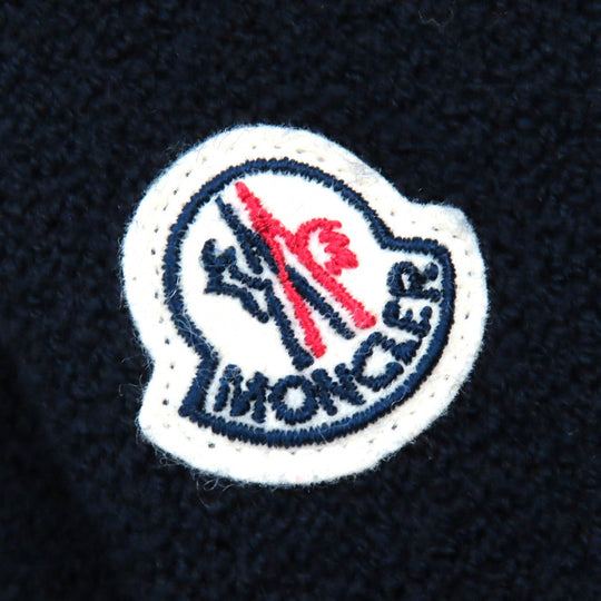 MONCLER knit Main: 95% wool, Main: 5% polyester Navy red white MAGLIONE TRICOT LUPETTO mens S Used Authentic
