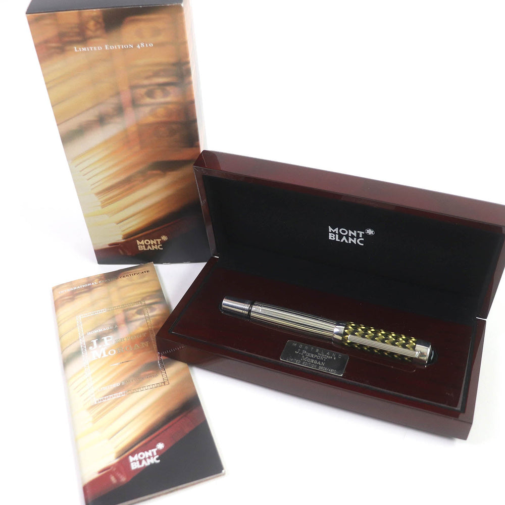 MONTBLANC fountain pen Main: AG925, Nib: K18 Silver mens Used Authentic