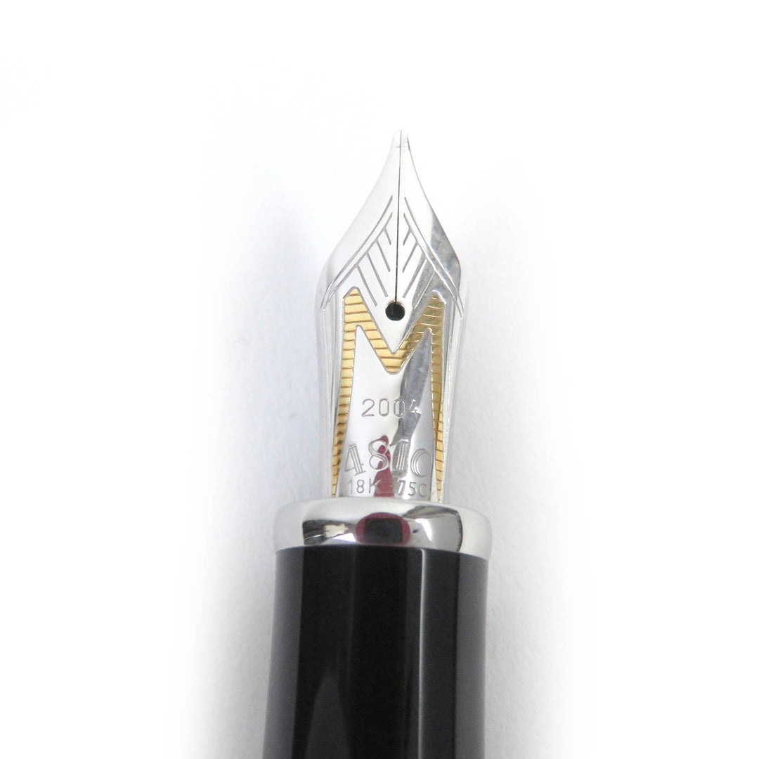 MONTBLANC fountain pen Main: AG925, Nib: K18 Silver mens Used Authentic