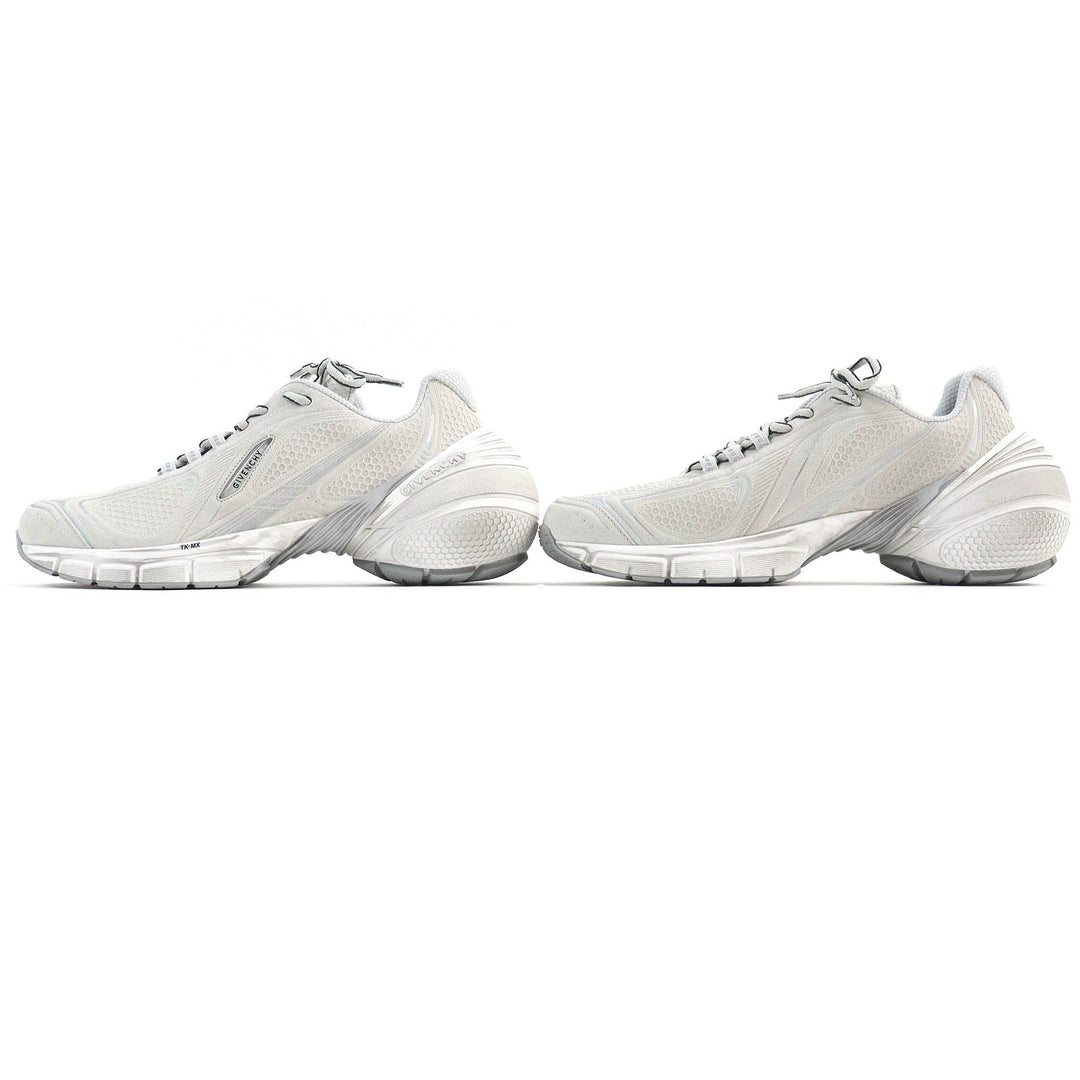 GIVENCHY sneakers Main: Leather Light gray TK-MX RUNNER mens 42 Used Authentic