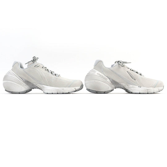 GIVENCHY sneakers Main: Leather Light gray TK-MX RUNNER mens 42 Used Authentic