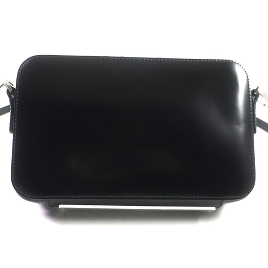 PRADA Shoulder Bag 2VH173 Brushed leather black Brick mens Used Authentic