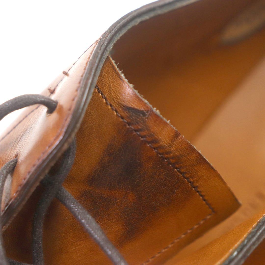 EDWARD GREEN Leather shoes Main: Leather Brown Chelsea mens 9 1/2 E Used Authentic