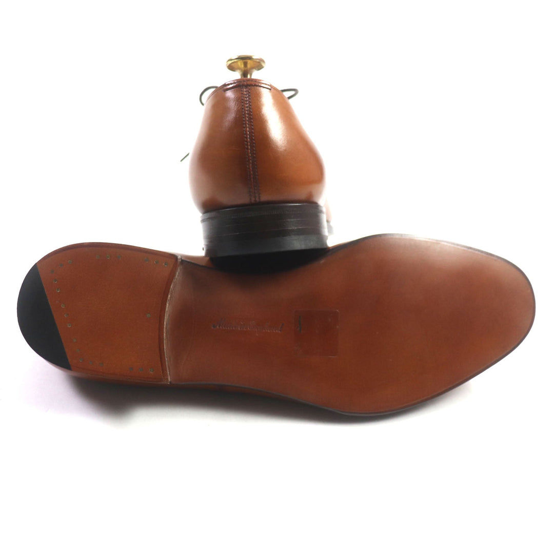 EDWARD GREEN Leather shoes Main: Leather Brown Chelsea mens 9 1/2 E Used Authentic