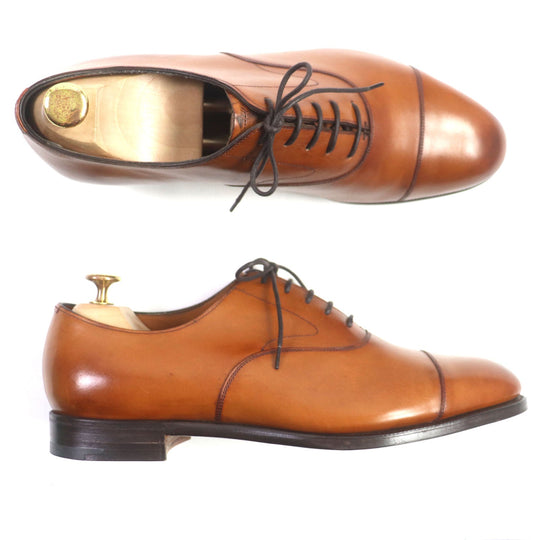 EDWARD GREEN Leather shoes Main: Leather Brown Chelsea mens 9 1/2 E Used Authentic
