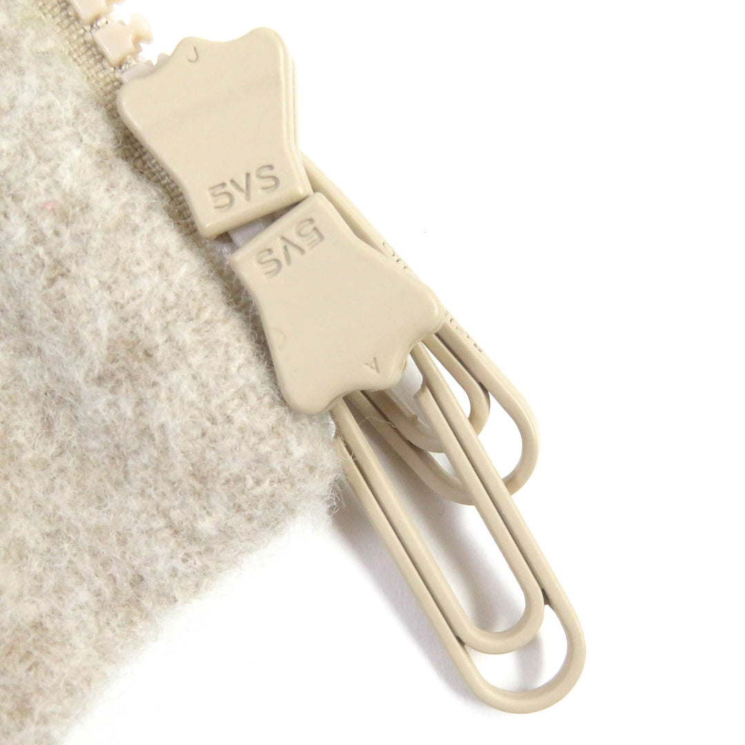 OFF-WHITE coat OMEA330F22FAB001 Main: 80% virgin wool, Main: 20% polyamide (nylon) light beige Logo Patch Long-Sleeved Hoodie mens 48 Used Authentic
