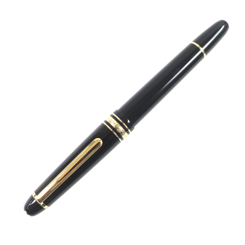 MONTBLANC fountain pen Pen point: K14 Black gold Meisterstck pix mens Used Authentic