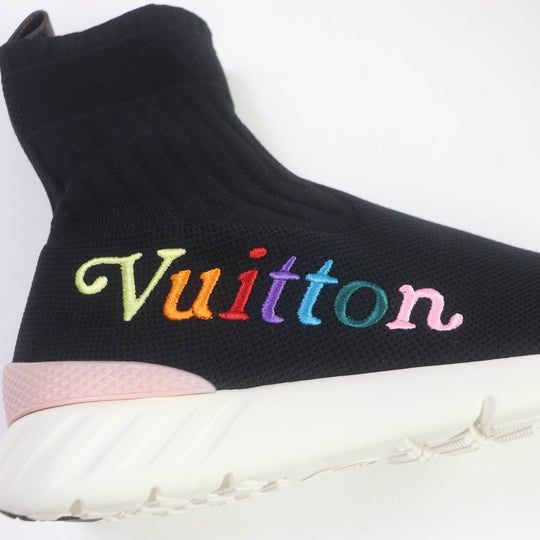 LOUIS VUITTON sneakers Monogram canvas black Aftergame Line 36 1/2