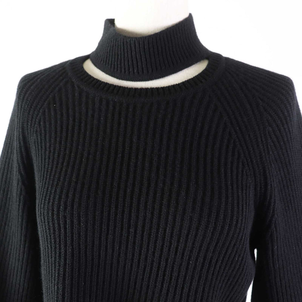 FENDI knit FZY545 Main: 100% cashmere, Lining: 60% rayon, Outer: 40% cotton black Women 36 Used Authentic