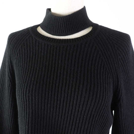 FENDI knit FZY545 Main: 100% cashmere, Lining: 60% rayon, Outer: 40% cotton black Women 36 Used Authentic