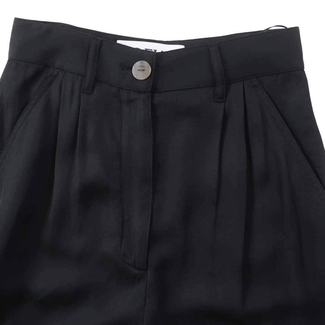 LOEWE Shorts S540331X89 Outer fabric: 100% rayon black Women 34 Used Authentic