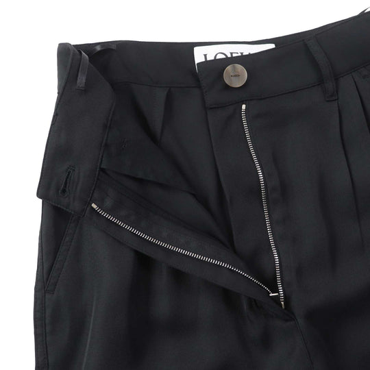 LOEWE Shorts S540331X89 Outer fabric: 100% rayon black Women 34 Used Authentic