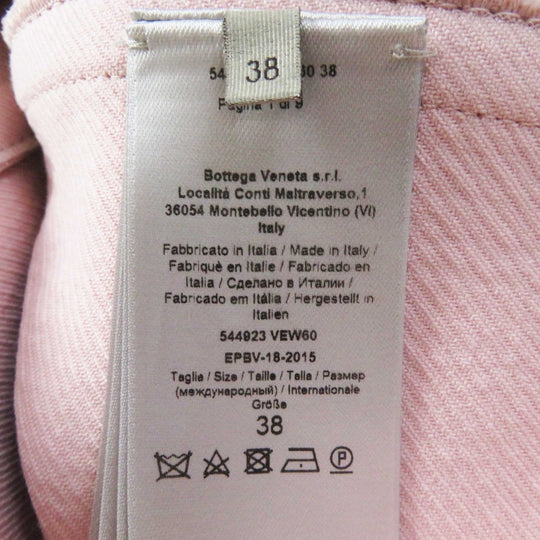 BOTTEGAVENETA skirt 544923 Outer: 75% wool, Outer: 23% nylon, Outer: 2% silk, Lining: 100% rayon pink Women 38 Used Authentic