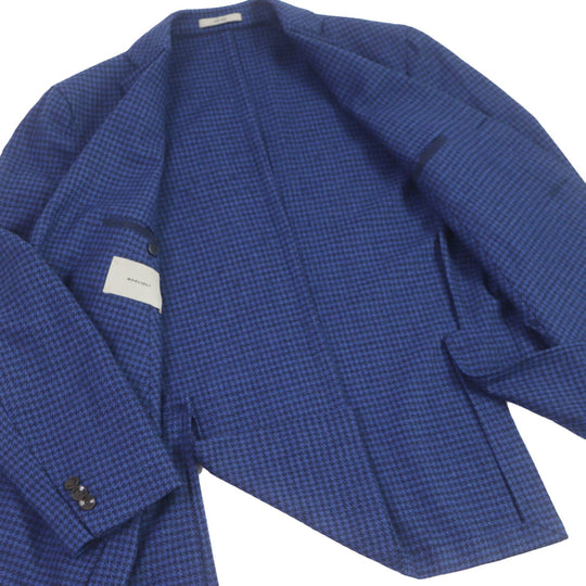 BOGLIOLI tailored jacket T2902E Main: 100% wool, Sleeve lining: 50% cotton, Sleeve lining: 50% cupra, Part: 50% cotton, Part: 50% cupra Navy black DOVER mens 50 Used Authentic