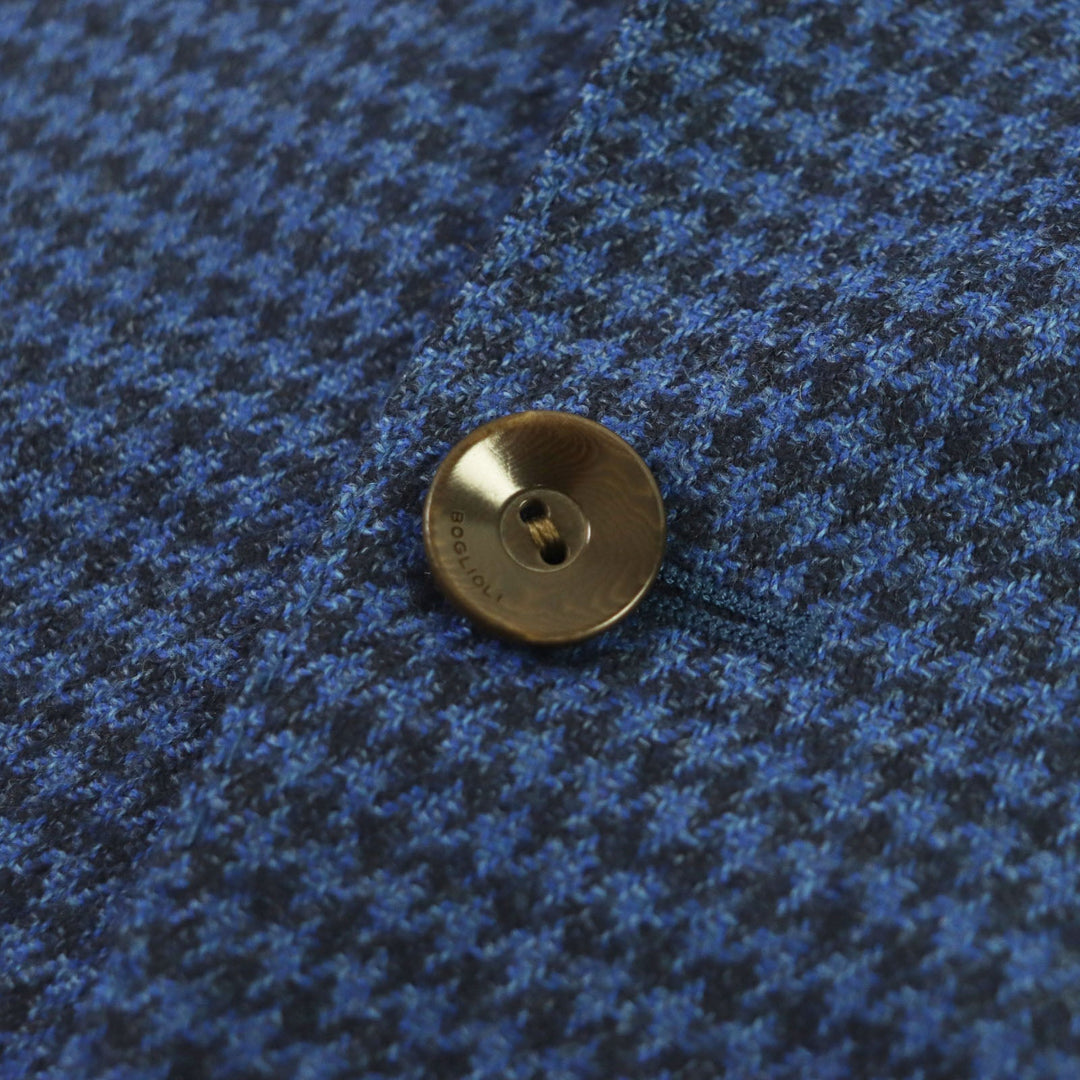 BOGLIOLI tailored jacket T2902E Main: 100% wool, Sleeve lining: 50% cotton, Sleeve lining: 50% cupra, Part: 50% cotton, Part: 50% cupra Navy black DOVER mens 50 Used Authentic