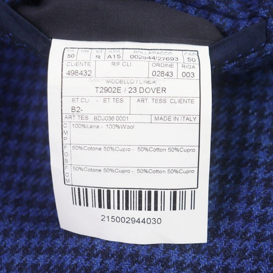 BOGLIOLI tailored jacket T2902E Main: 100% wool, Sleeve lining: 50% cotton, Sleeve lining: 50% cupra, Part: 50% cotton, Part: 50% cupra Navy black DOVER mens 50 Used Authentic